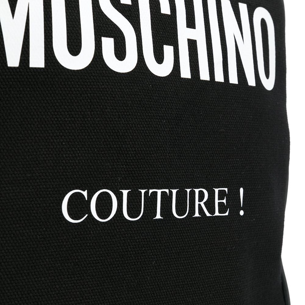 MOSCHINO BLACK COUTURE MESSENGER BAG ❤️❤️❤️SOLD❤️ - Picture 3 of 14